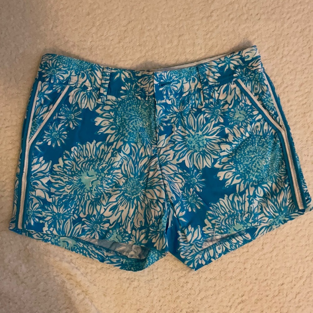 Lily Pulitzer blue and white shorts Callahan Short